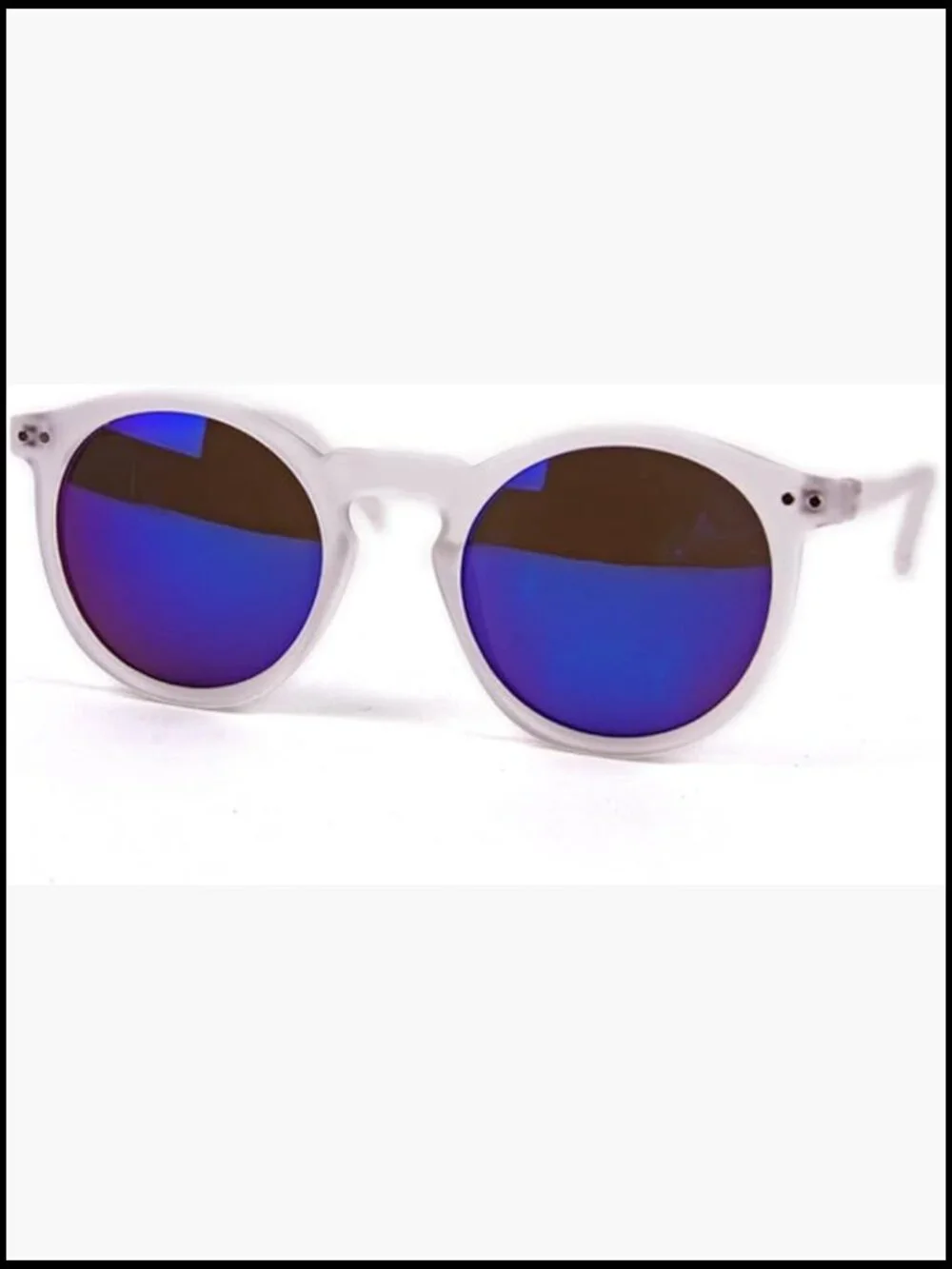 Retro Round Frame Sunglasses UV Protected Non-Polarized